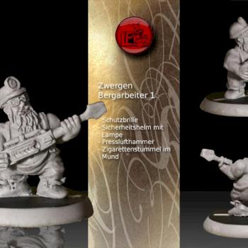 Dwarf Miner by Sculpy