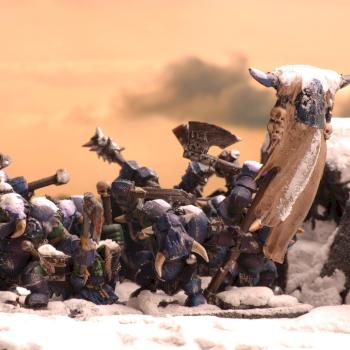 my first black orks by dagreenboy