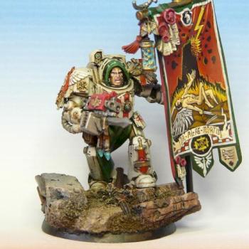Deathwing standard bearer by RAFF