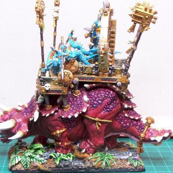 Pretre sur Stegadon by The Executeur