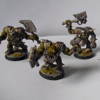 Black Reach Ork Bosse by voluptanesh