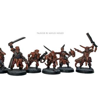 Necromunda Ratskin Gang by ashley hensey