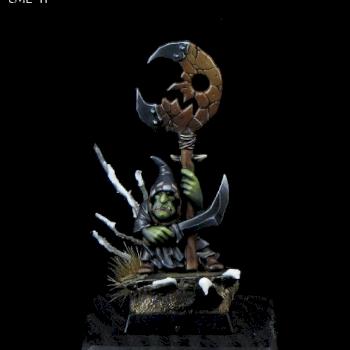 Goblin Standard Bearer by camelson