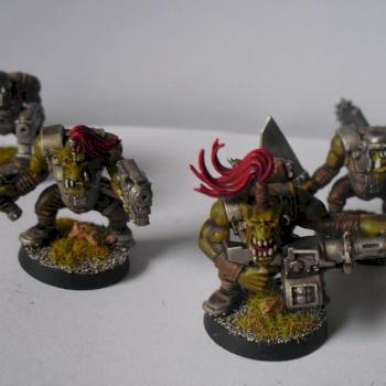 Black Reach Ork Boyz by voluptanesh