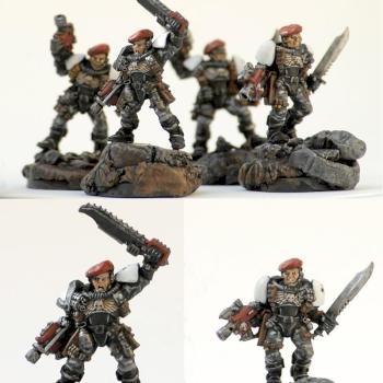 Space Marine Scouts by batthemadbat