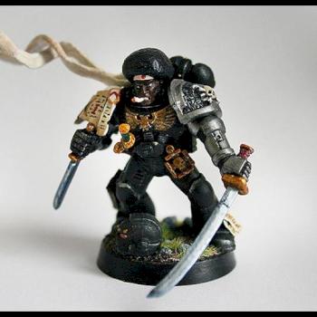 Black Templar Afro Samurai tribute by michaelharmon
