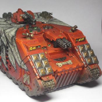 Blood Angels Land Raider by Clip_Ka