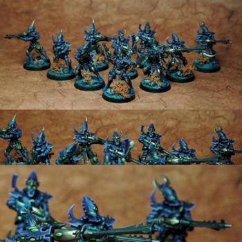 Dark eldar warriors by Alex Oz