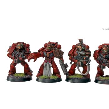 Blood Angel Sternguard by ashley hensey