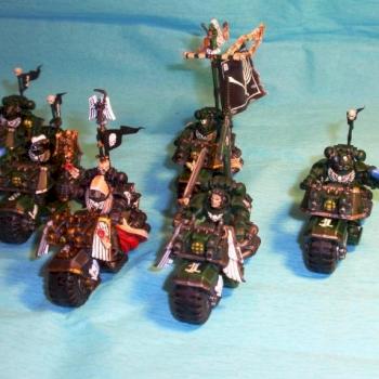 Ravenwing Command Squad with Chaplin by Tenaka