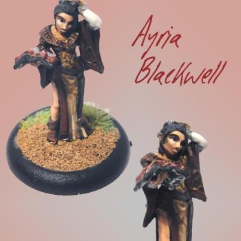 Ayria Blackwell (Jolie, Female Scribe) by Xanthestar