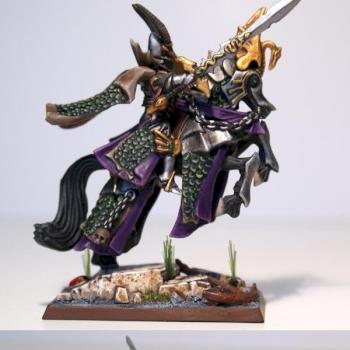 Dark Elf Dreadlord On Dark Steed by Barbarossa79