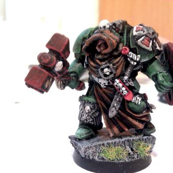 Dark Angels Captain with Storm Hammer & Thunder Shield by jaibrot