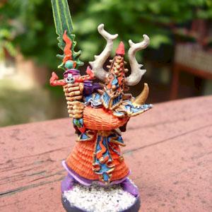 Aekold Hellbras Champion of Tzeentch by greymeister