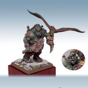 Ogre Chieftain falconer by Wolfbane