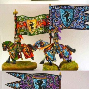 Bretonnia Knights by edgeofshadow