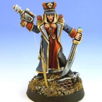 Imperial Guard Female Commissar by SaxonAngel