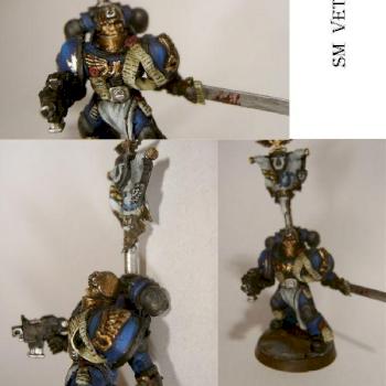 Space marine veteran (updated) by Caledor