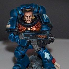 Space Marine - Night Hawk Chapter by Ophychius