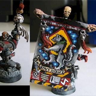 banniére space wolves by bjorn