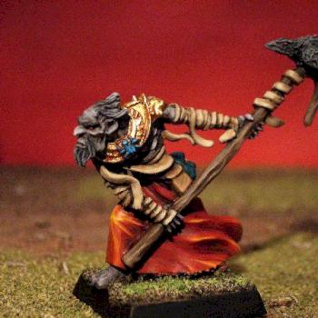 Necromancer with Raven by Miniatelier