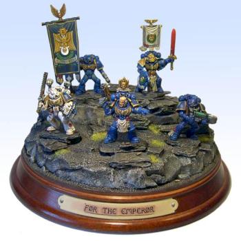 Space Marine Command Squad by Brokenblade