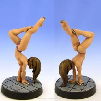 Acrobat girl by SaxonAngel