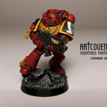 Tactical squad Space Marine 1 by artcoven