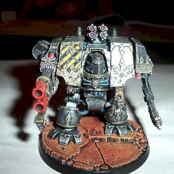 iron warrior dreadnought by senbei