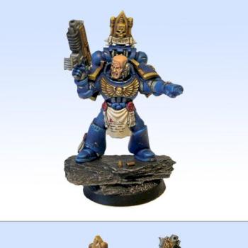 Space Marine Veteran Sergeant by Brokenblade