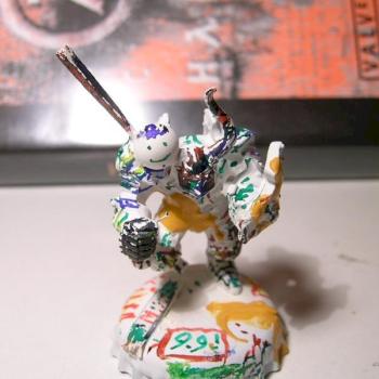 Super evil chaos warrior!!! Painted!!!!!!!!! by God Himself