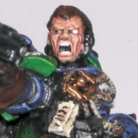 Ultramarine Captain - close up by heldane