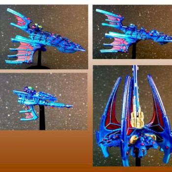 Eldar Fleet by jimwatton
