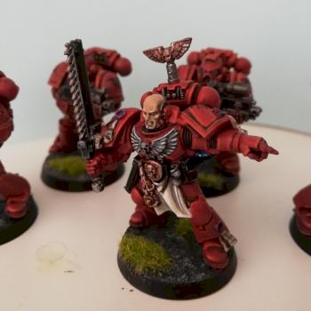 Blood Angels tatical squad by evignali