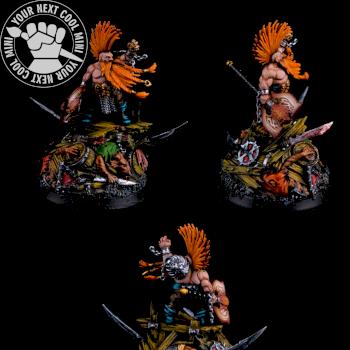 Warhammer FB/T9A/AoS Fyreslayers, Gotrek Gurnisson by cool-minis.com