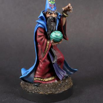 Reaper Miniatures PAINTED - OMAN RUUL, WIZARD - 03960 - (metal mini) by mikecarrero