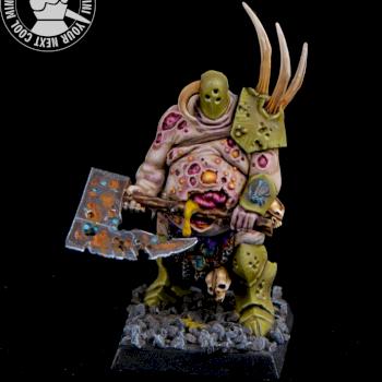 Warhammer FB/T9A/AoS, Warriors of Chaos Nurgle Chaos Lord by cool-minis.com