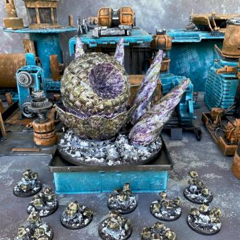 Soul Grinder with Nurglings by tzurk