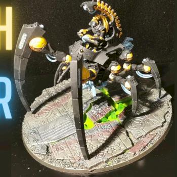 How to paint a necron triarch stalker by 655 painting