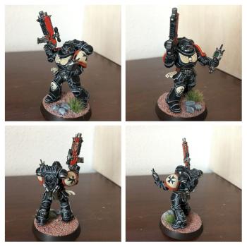 Black Templar primaris intercessor by GranCipo