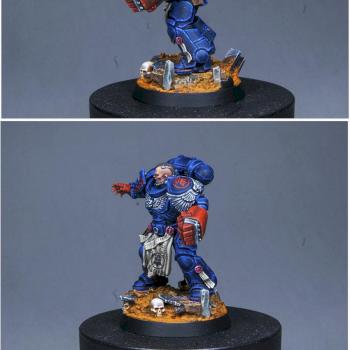 Space Marine. Crimson fist. by AlexArtWorkshop