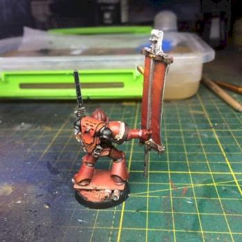 Warhammer 40 k space marine battle standard by cool-minis.com