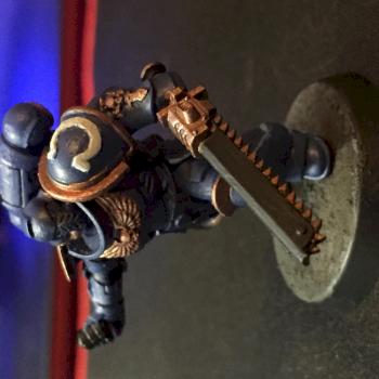 Assult Ultramarine Interssesor, My first mini, how did I do? by YellowMallard