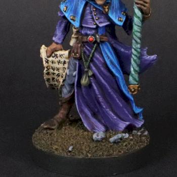 Reaper Miniatures PAINTED - SATHERAS, ELF WARLOCK - 03381 (metal miniature) by mikecarrero