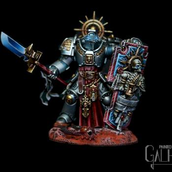 Grey Knight Paladin Primaris by Galharen