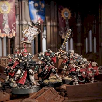 Sisters of battle squad by warp_machinarium