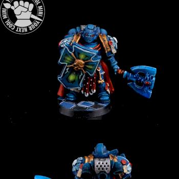 Warhammer 40K Space Marines Ultramarine, Master of the Chapter by cool-minis.com