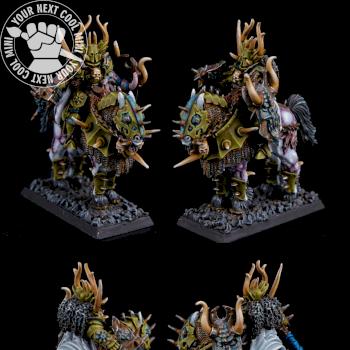 Warhammer FB/AoS/T9A, Chaos Lord on Daemonic Mount by cool-minis.com