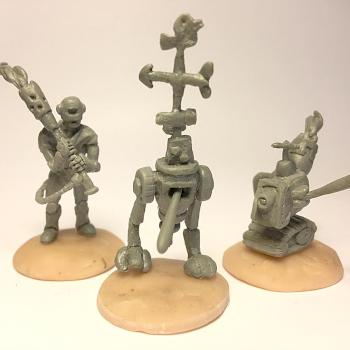 Baseball highlights 2045- tokens-miniatures-personal project by sam wilson