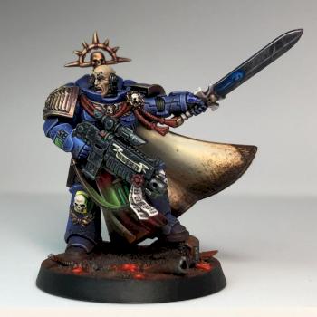 Primaris Captain. Ultramarine chapter by BornFire
